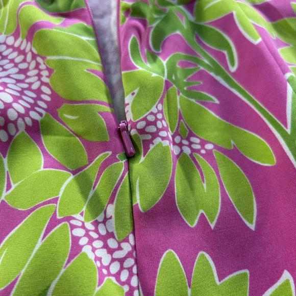 VTG NWT Lilly Pulitzer Size 0 Lena Silk Halter Sunflower Dress Built In Bra - Picture 7 of 15